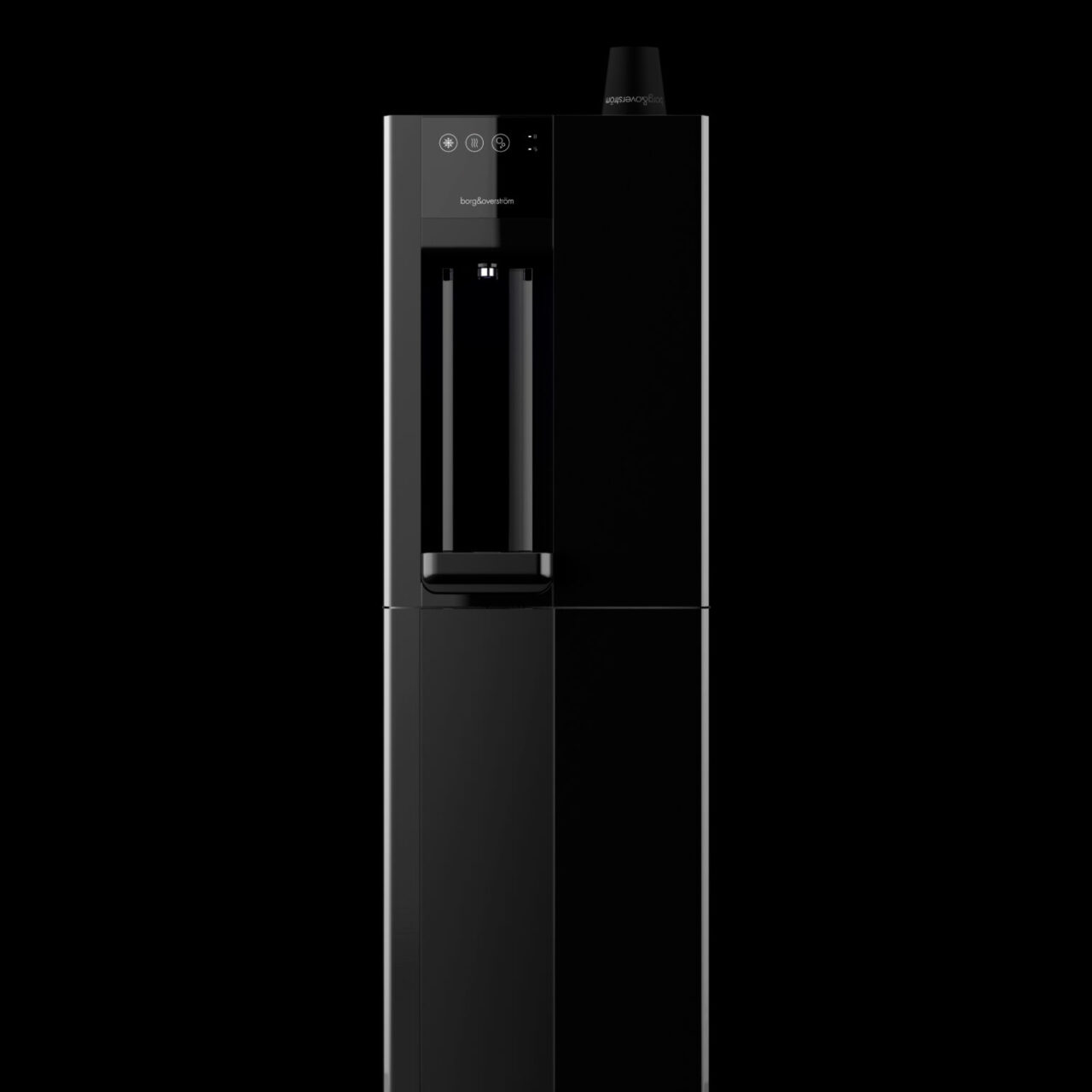 Borg & Overström B3 water dispenser in all black