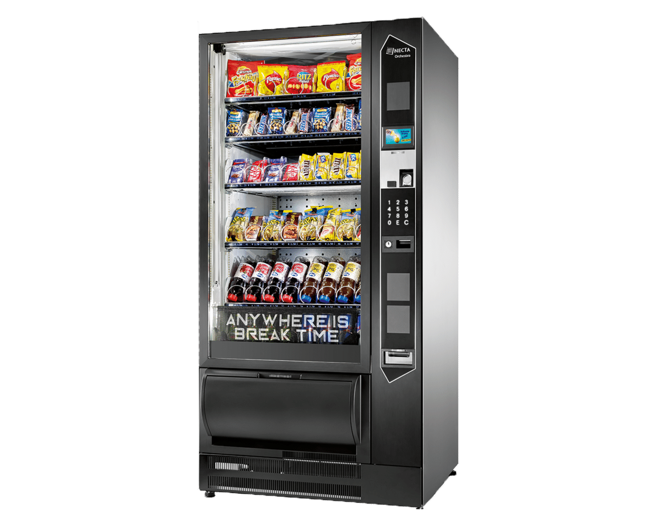 Evoca Orchestra snack and cold drink vending machine for commercial spaces