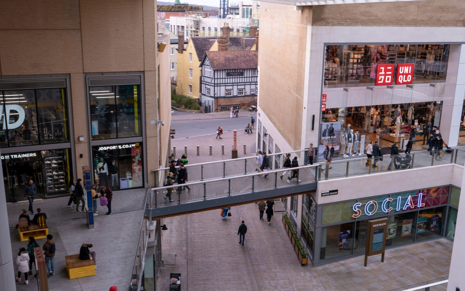 Oxford shopping centre