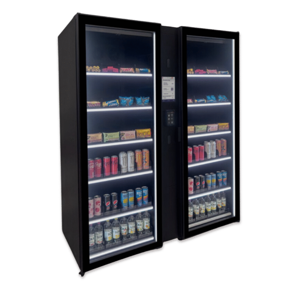 the cantaloupe smart store 700 is available in a duel module, as pictured, and singular module.