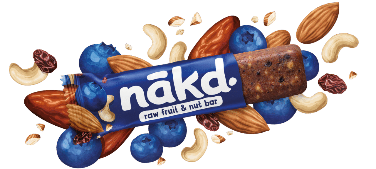 nakd fruit and nut bars are make an excellent healthy snack to have with coffee