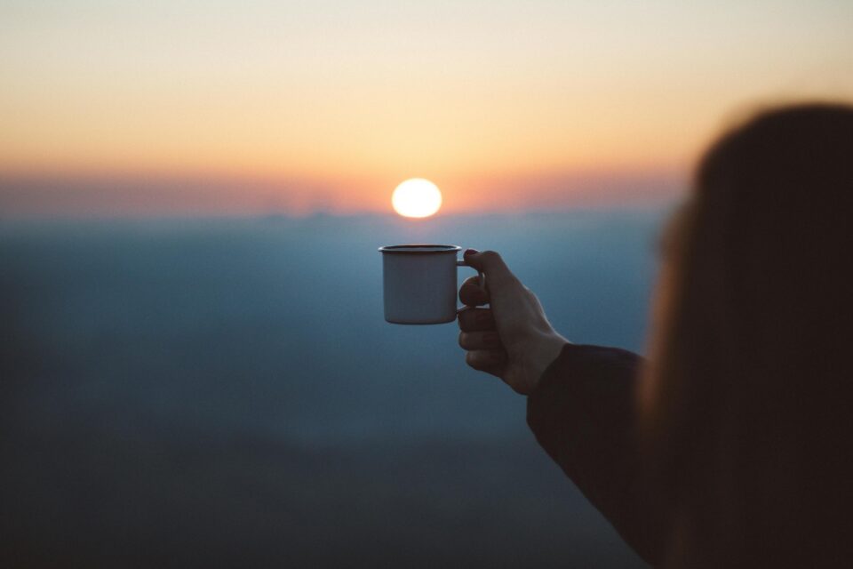 Premium coffee in the morning