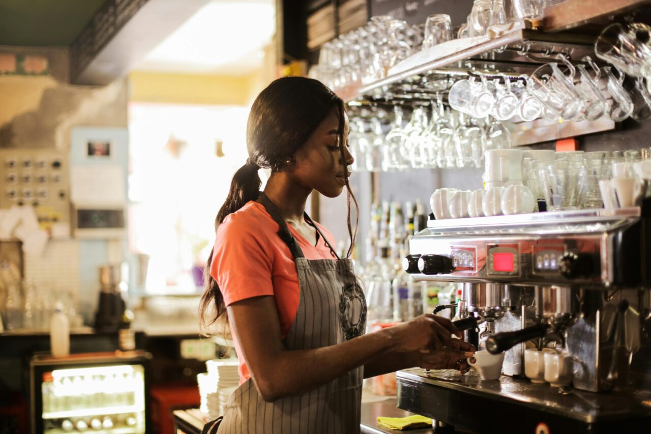 In-office barista