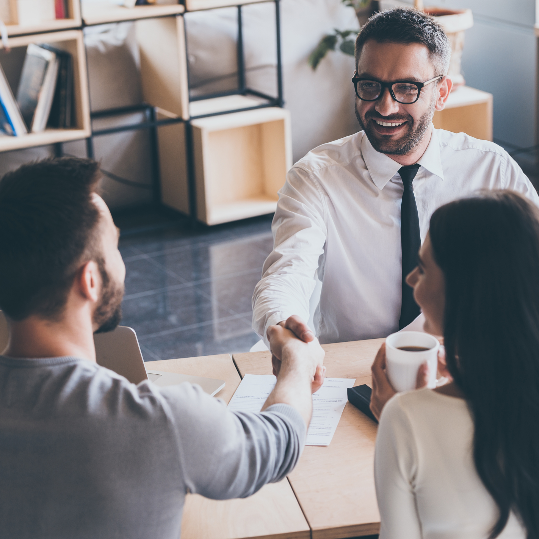 account managers discussing cost effective vending machines
