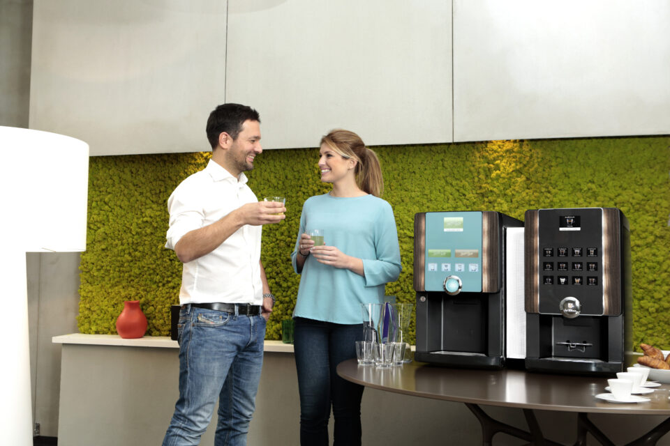 Office coffee machine in the office