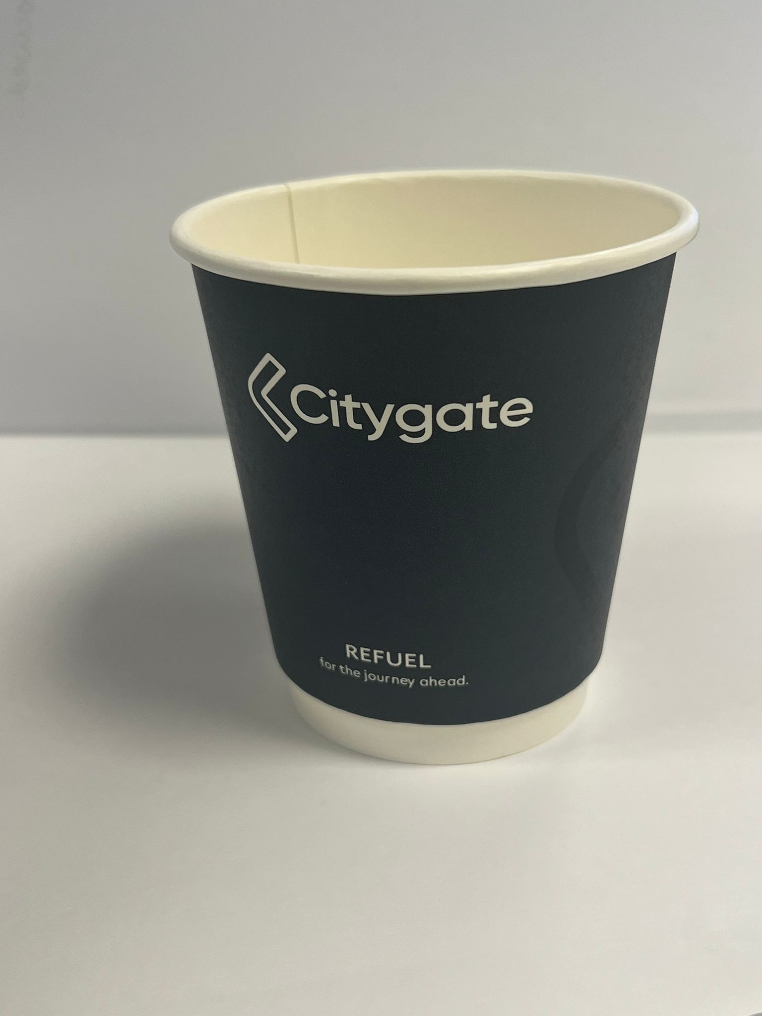 Citygate branded coffee cup by Connect Vending